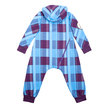 Комбинезон из футера с начесом "Синяя клетка" ТКМ-СК (размер 68) - Комбинезоны от 0 до 3 лет - интернет гипермаркет детской одежды Смартордер